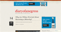 Desktop Screenshot of diaryofanegress.com