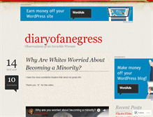 Tablet Screenshot of diaryofanegress.com